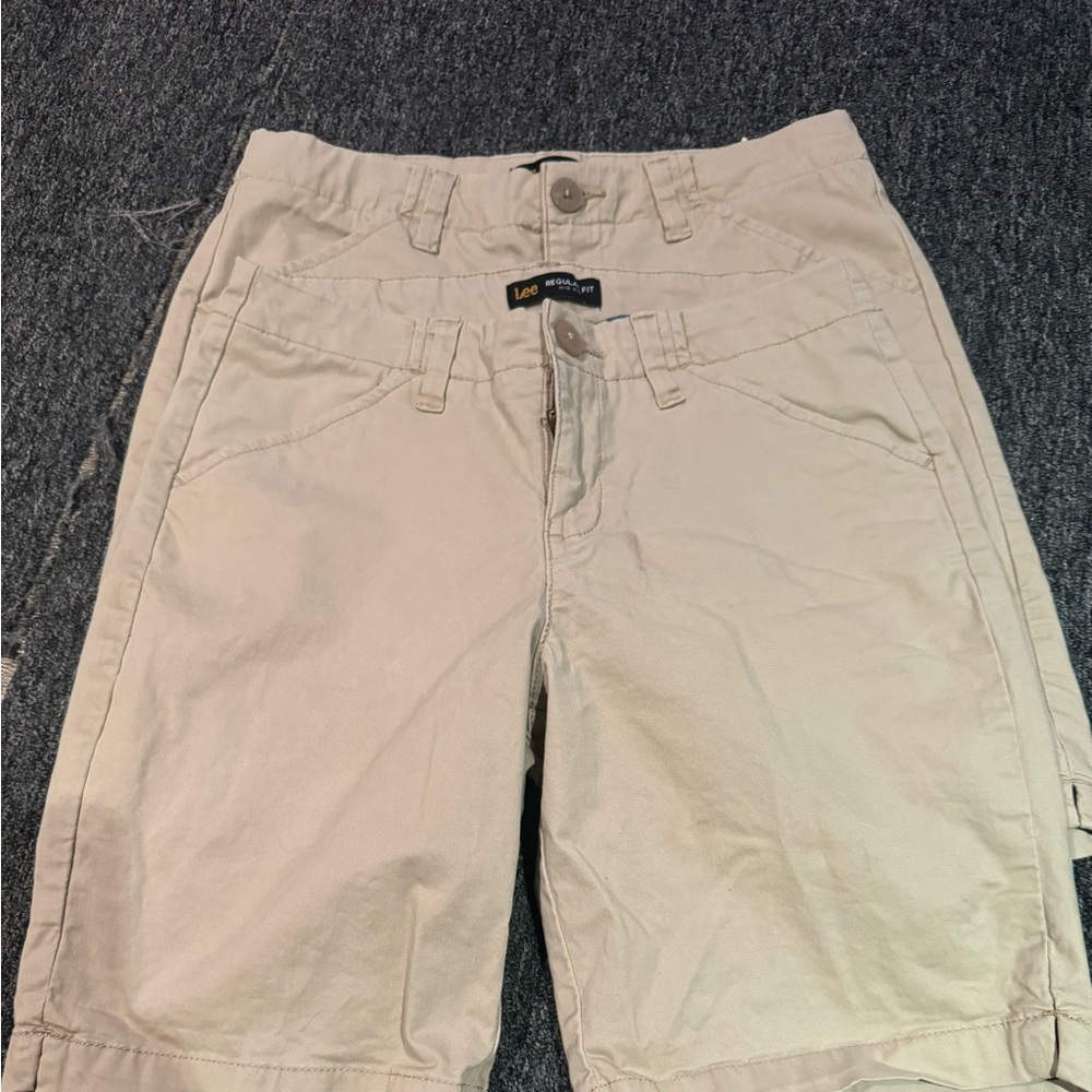 Lee Women's Tan Cargo Shorts